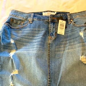Torrid denim skirt